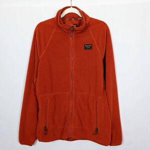 Burton Men's sz.L Durable Goods Ember Full Zip Up Fleece Sweater Jacket Dryride